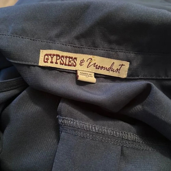 GYPSIES‎ & Moondust Drawstring Shift Dress Size Large - Picture 4 of 4